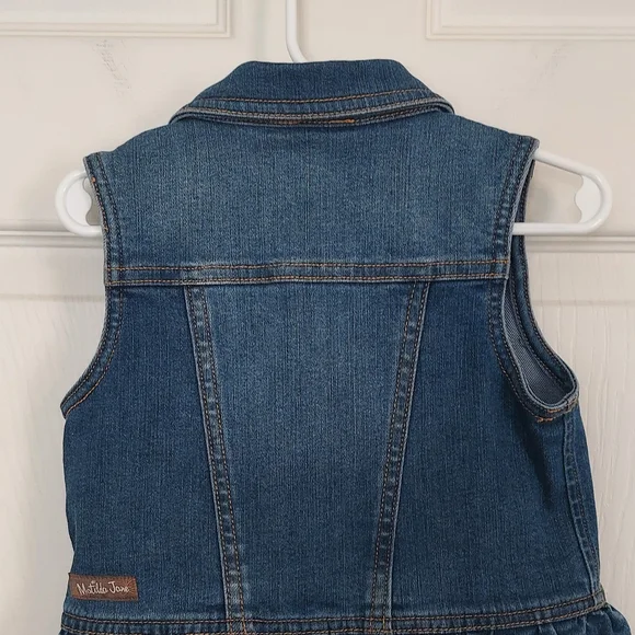 Matilda Jane It's True Denim Vest Sz. 4 NWOT - Picture 4 of 7